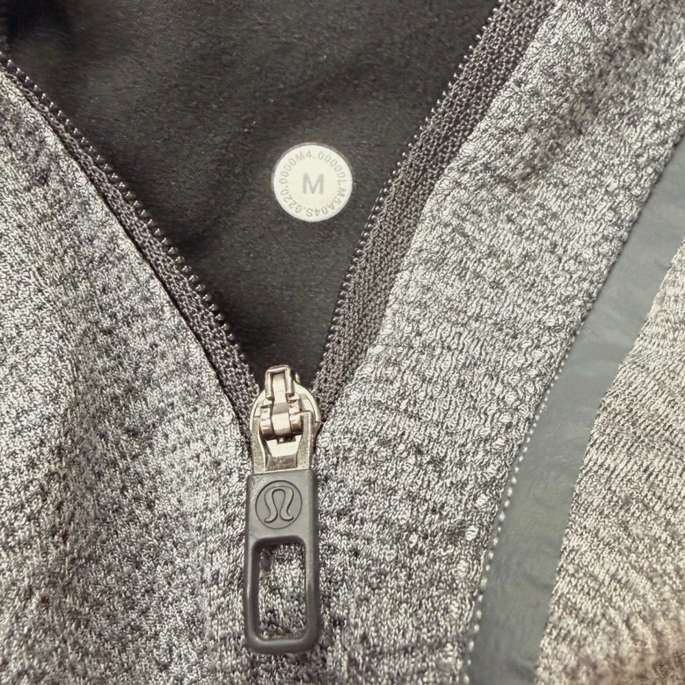 Lululemon Jogger Pants Men Sz M Grey Heathered‎ Tech Fleece Casual Athleisure - Picture 7 of 11